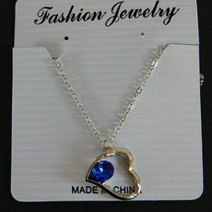 Silver Necklace with a Heart pendant